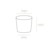 thumbnail of BIOZOYG Portionsbecher 50 Stück 50 ml braun Pappbecher to go Becher Dipschalen Dessertschalen Einweggeschirr - Alternative zum Plastikbecher