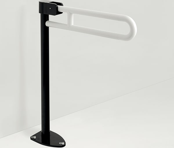 pba 01 Stützklappgriff, Bodenmontage 615 aus Nylon