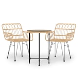 thumbnail of vidaXL 3-tlg. Garten-Essgruppe Poly Rattan