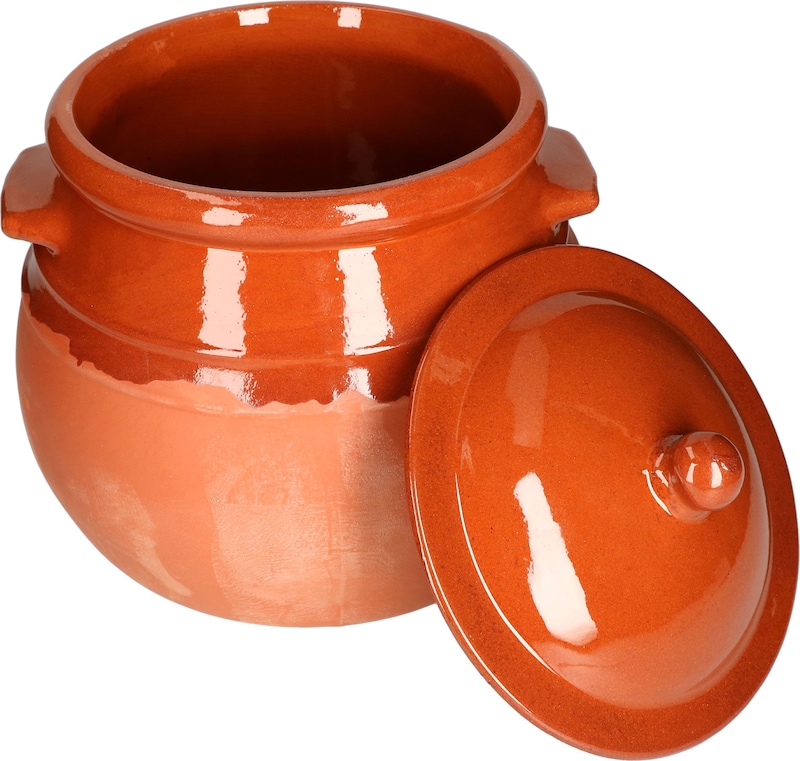 Tontopf mit Deckel 4,5L Eintopf - 12972