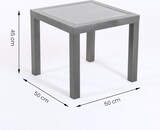 thumbnail of Conjunto de jardín relax, 2 sillones reclinables + 2 reposapiés + mesita auxiliar, Aluminio reforzado color antracita, Cojines color gris