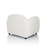 thumbnail of Loungestoel / relaxfauteuil VERDUNA stof bouclé wit hjh LIVING