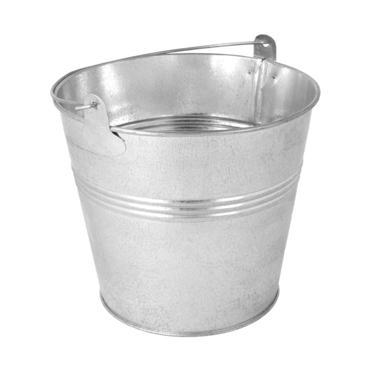 MONOUSO - Mini - Stahleimer für die Präsentation Ø140x140mm (12 Stück)