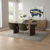 thumbnail of Mesa retangular 200x100cm, madeira maciça de manga, design elegante, natural, robusto para cozinha, sala de jantar, escritório, hall de entrada – LELE