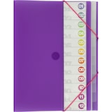 thumbnail of Clasificador PP 12 posiciones translúcido Violeta