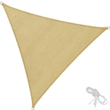 thumbnail of tectake vela ombreggiante triangolare in polietilene, beige - 402602