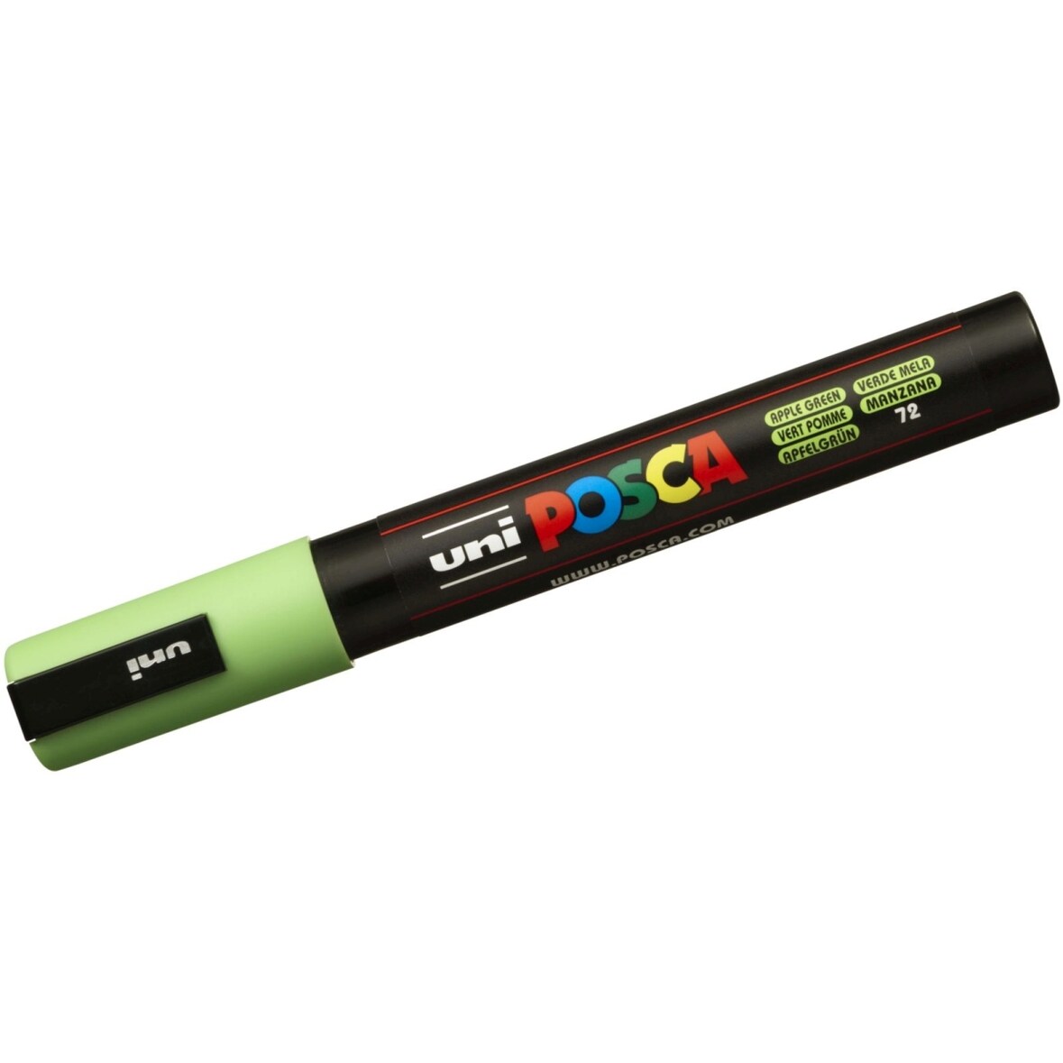 Fasermaler Uni Posca PC-5M 1,8-2,5mm apfelgrün Packung mit 6 Stück