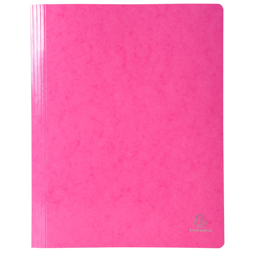 Exacompta 380808B 25x Schnellhefter Iderama aus Colorspan-Karton, kaschiert, 355g/m2, für DIN A4 - Rosa