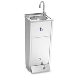 thumbnail of Lavamanos registrable con pedestal un pulsador serie XS agua fría y caliente
