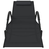 thumbnail of Helloshop26 - Conjunto de dos sillones mecedores de acero y textilene en color negro 02_0011975