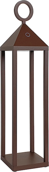 thumbnail of Tragbare LED-Tischlampe PICNIC 2,2 W, IP54, 2700 K, 43 cm, Cortenstahl – wiederaufladbares kabelloses Licht für drinnen und draußen – Rossini Group