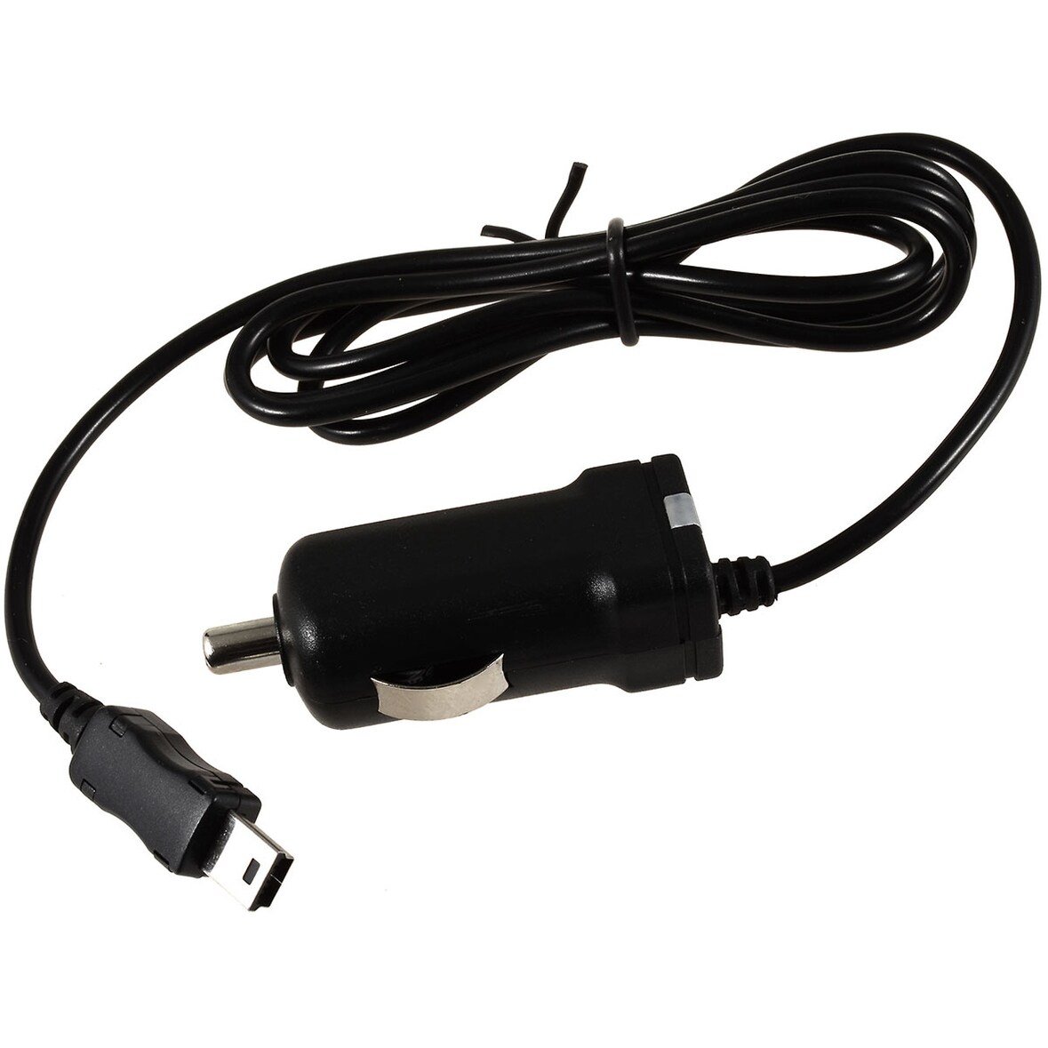Powery KfZ-Ladekabel mit integr. TMC-Antenne 12-24V für Navigon 70 Plus Live mit Mini-USB