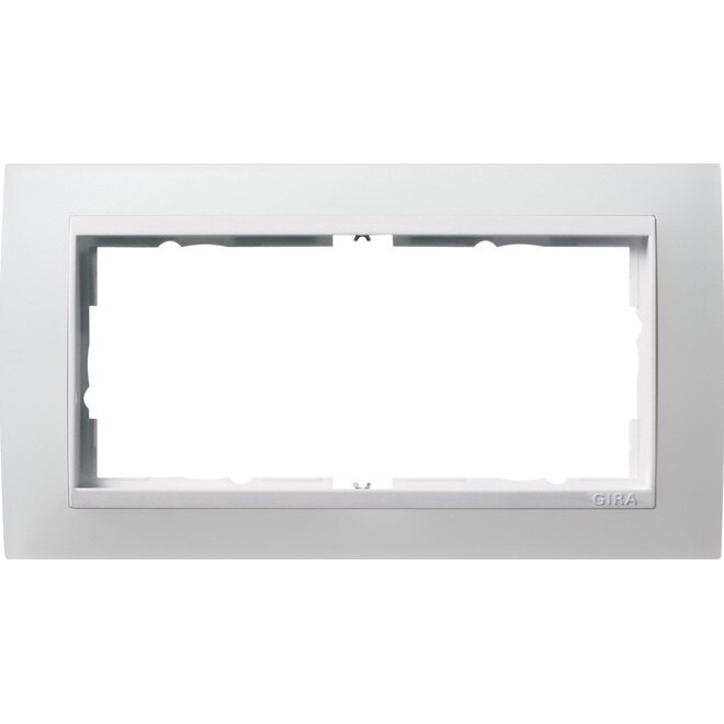 Gira Abdeckrahmen 2f.o.MS op.ws 1002334