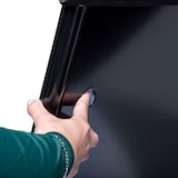 thumbnail of Cavalletto in acciaio Exposicionate con pannello porta logo 50x70 ZPES50x70BLTOP