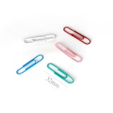 thumbnail of SIGMA Paperclips, metaal, 32 mm, geassorteerde kleuren, 80 stuks
