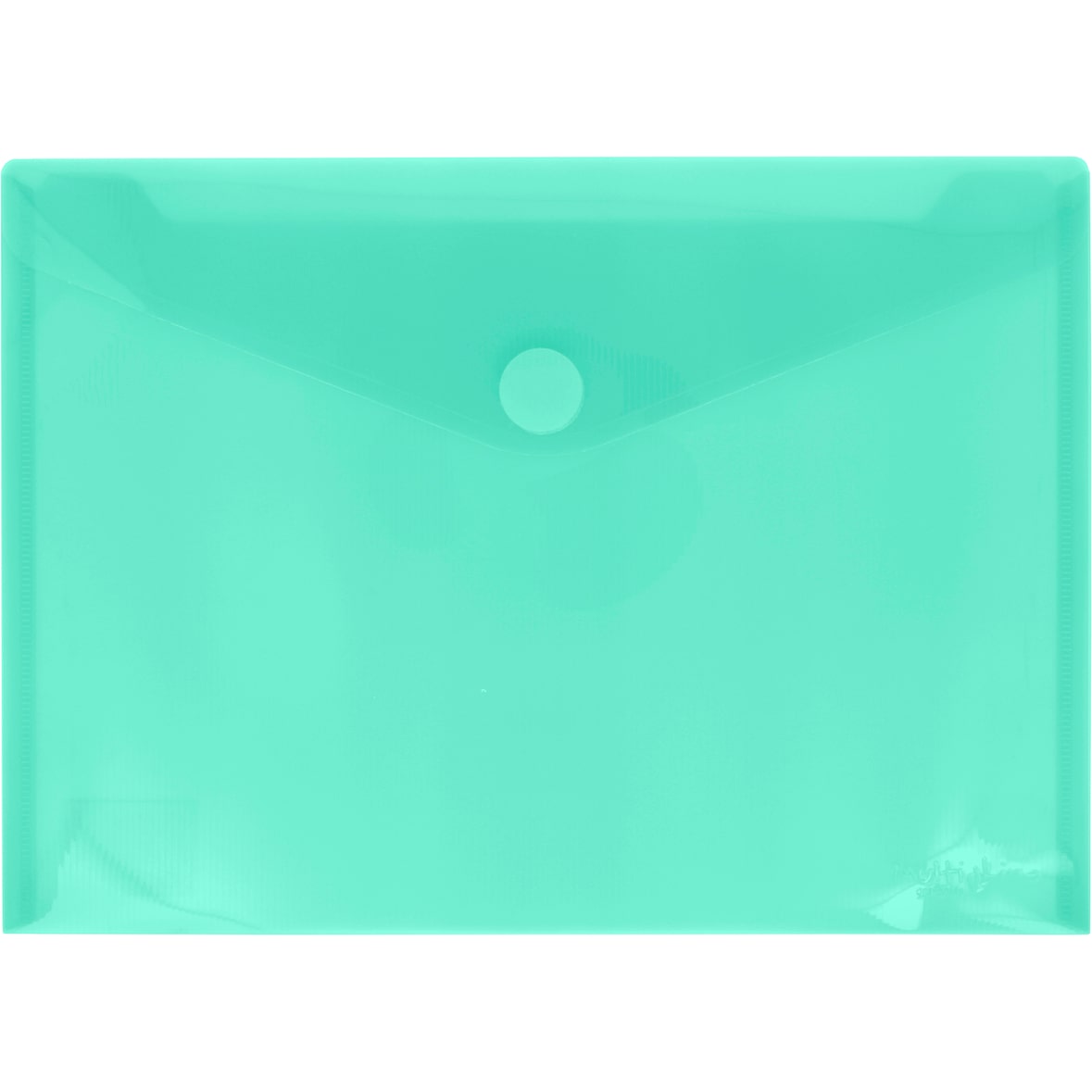 Pacote de 10 envelopes de polipropileno Folio Plus Size (335x240 mm) Multiline Mint