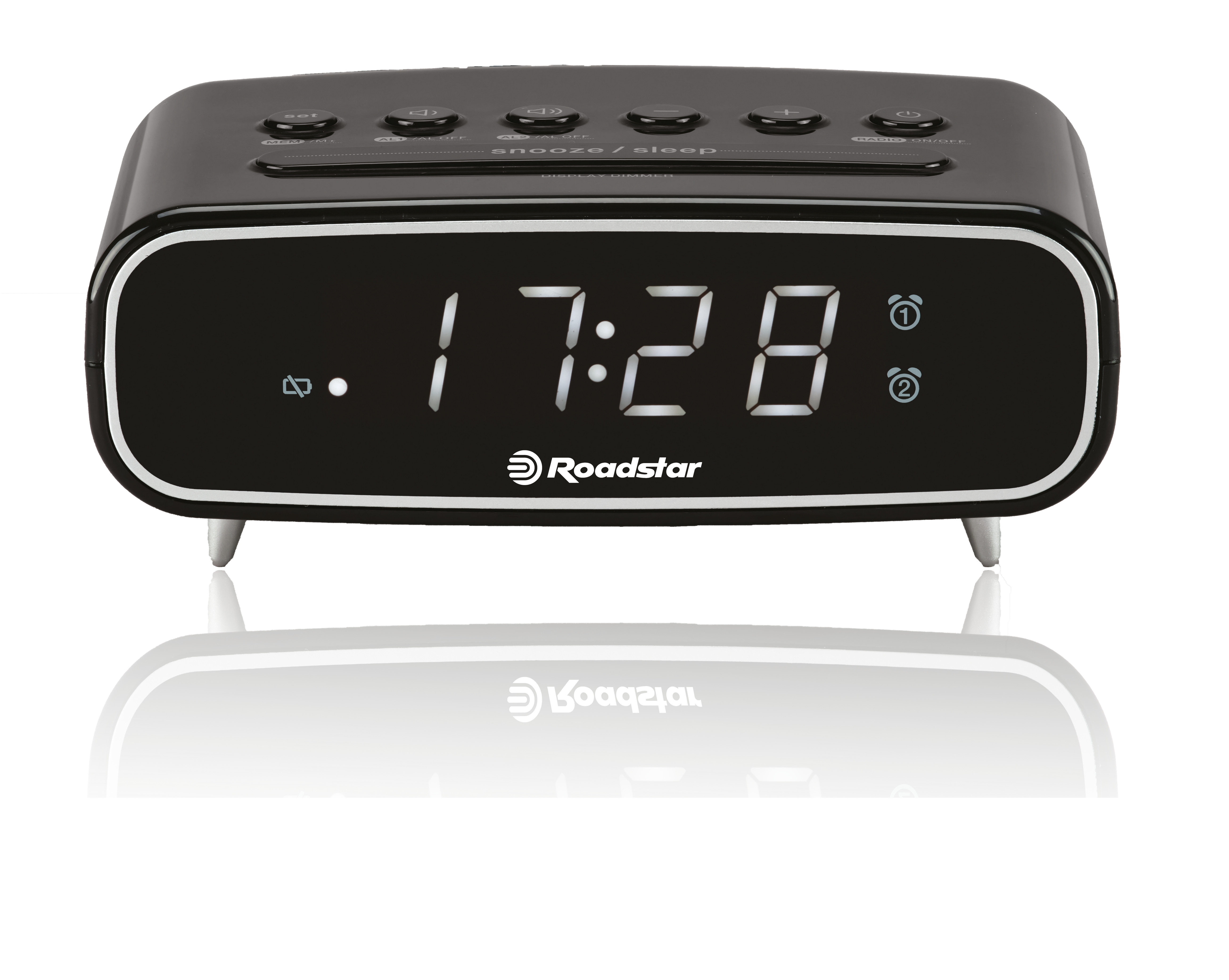 Rádio Relógio Roadstar CLR-2310BK