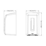thumbnail of Mediclinics Händetrockner automatisch Edelstahl Gehäuse - Artikel 12105