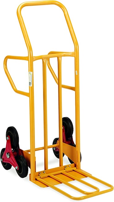 Garden Friend Carrello trasporto per scale Robustus, ruote tris, Portata massima 250 kg Giallo