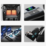 thumbnail of Luxus 4D Ganzkörper Massagesessel mit intelligenter SL-Schiene, Wärmetherapie, Bluetooth & Tiefenmassage Schwarz L155xB76xH116cm /GH-G6Hei/