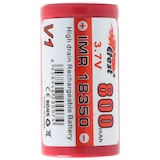 thumbnail of Efest IMR 18350 V1 - 800mAh 3,7V Li-Ion 34,85x18,3mm mit Pluspol flach, ungeschützt