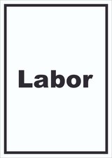 thumbnail of Labor Schild mit Text untersuchen forschen hochkant A2 (420x594mm)