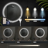 thumbnail of Espelho de casa de banho Laconia com Bluetooth Ø 60