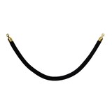 thumbnail of Saro Kordel mit schwarzem Samtüberzug für Absperrpfosten