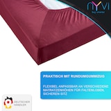 thumbnail of Spannbettlaken DreamScience Mikrofaser - Weich & Anschmiegsam, Rundumgummizug, Bügelfrei 140x200 - 160x200 cm petrol