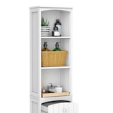 thumbnail of Armário Polivalente – Cor: branco - Madeira – 34 x 24 x 170 cm