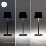 thumbnail of FORLIGHT TRETA CLASSIC Lámpara de mesa LED. Inalámbrica, portátil y recargable. IP54 Interior y exterior.Carga USB. Regulable.Color Negro