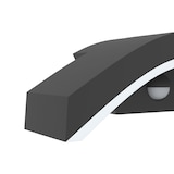 thumbnail of vidaXL LED-Außenwandleuchte mit Sensor Schwarz Aludruckguss