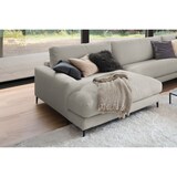 thumbnail of KAWOLA Sofa CARA Wohnlandschaft U-Form Cord steingrau Longchair links