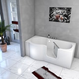 thumbnail of Seniorenwanne mit Tür S12-TH-R Badewanne 85x170cm