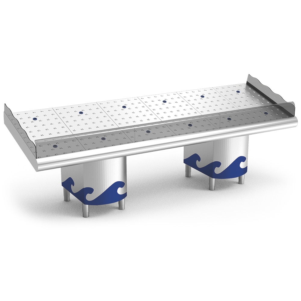 MOBINOX-Fischereizähler von 2911x950x730/1045 mm.