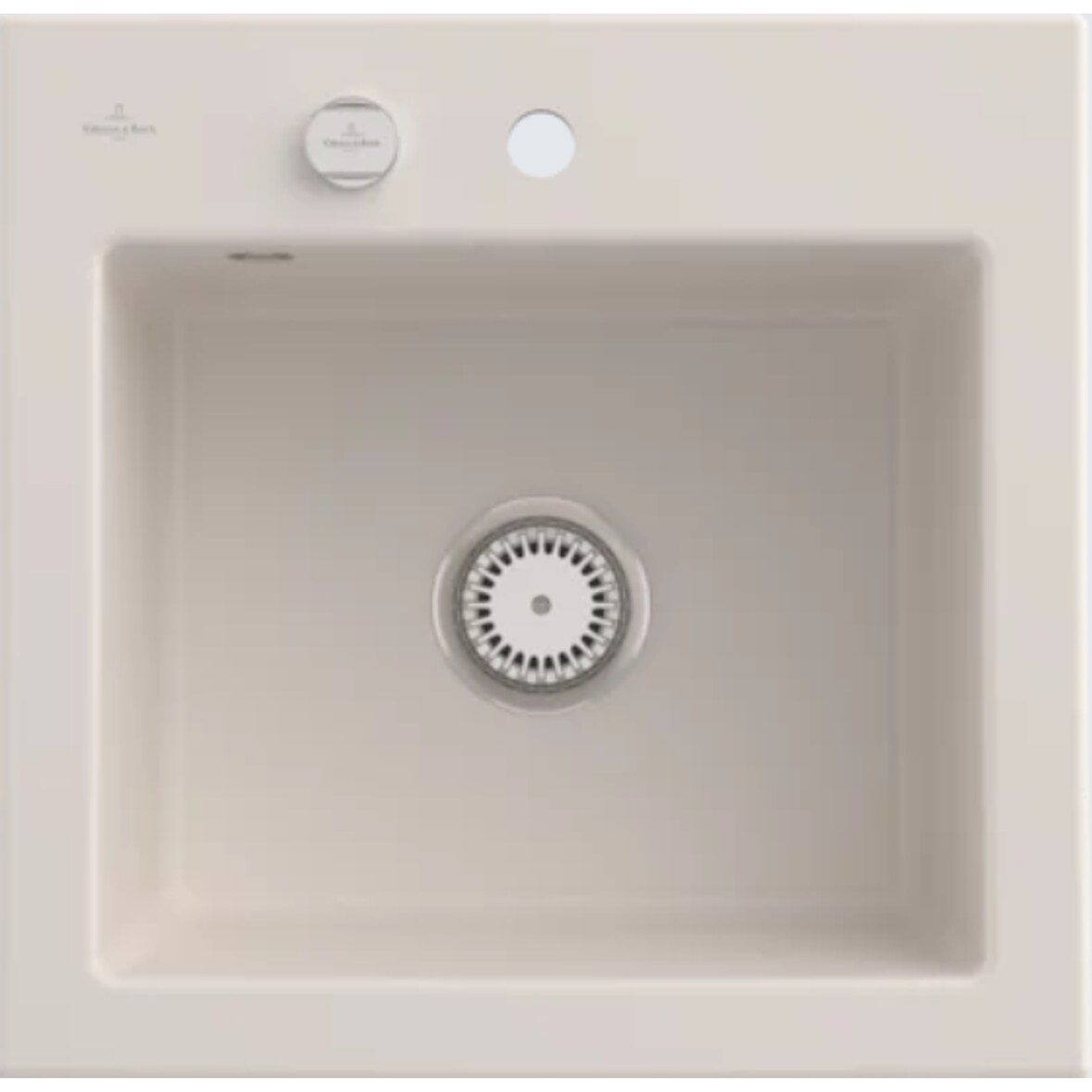Villeroy&Boch Spülbecken, Küchenspüle Subway 50 S Crema 525x510mm, Unterschrankbreite 50cm
