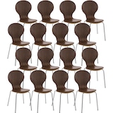 thumbnail of 16 x Stapelstuhl DIEGO walnuss