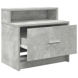 thumbnail of vidaXL Nachttisch mit Schublade Betongrau 51x31x47 cm