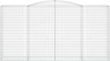 thumbnail of vidaXL Gabionen mit Hochbogen 9 Stk. 400x50x200/220cm Verzinktes Eisen