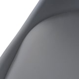 thumbnail of 2er-Set Esszimmerstuhl Oslo | HxBxT 80x48x54cm | Sitzhöhe 42cm | Kunstleder | Dunkelgrau | Stuhl Küchenstuhl