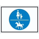 thumbnail of Aufkleber Geh- und Reitweg Symbol A4 (210x297mm)