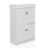 thumbnail of Schuhschrank / Schuhregal ESTHA 2 53x24x82 cm 2 Schuhklappen weiß hjh LIVING