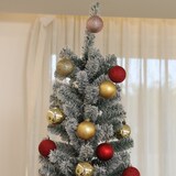 thumbnail of Árbol de Navidad 225 cm árbol de Navidad artificial con 220 luces LED de dos colores 519 ramas y soporte de acero árbol navideño para interior verde