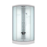 thumbnail of Duschkabine Fertigdusche Dusche Komplettkabine D10-20T1-EC 100x100 cm mit 2K Scheiben Versiegelung