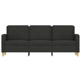 thumbnail of vidaXL 3-Sitzer-Sofa Schwarz 180 cm Stoff