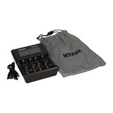 thumbnail of Xtar VC4 Ladegerät mit LCD Display für Li-Ion NI-MH Akku schwarz