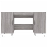thumbnail of vidaXL Schreibtisch Grau Sonoma 140x50x75 cm Holzwerkstoff