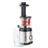 thumbnail of H.Koenig GSX10 Compact'One Entsafter Slow Juicer / 0,75 L/Saft- und Tresterbehälter/Edelstahlgehäuse, 150 W, Silber