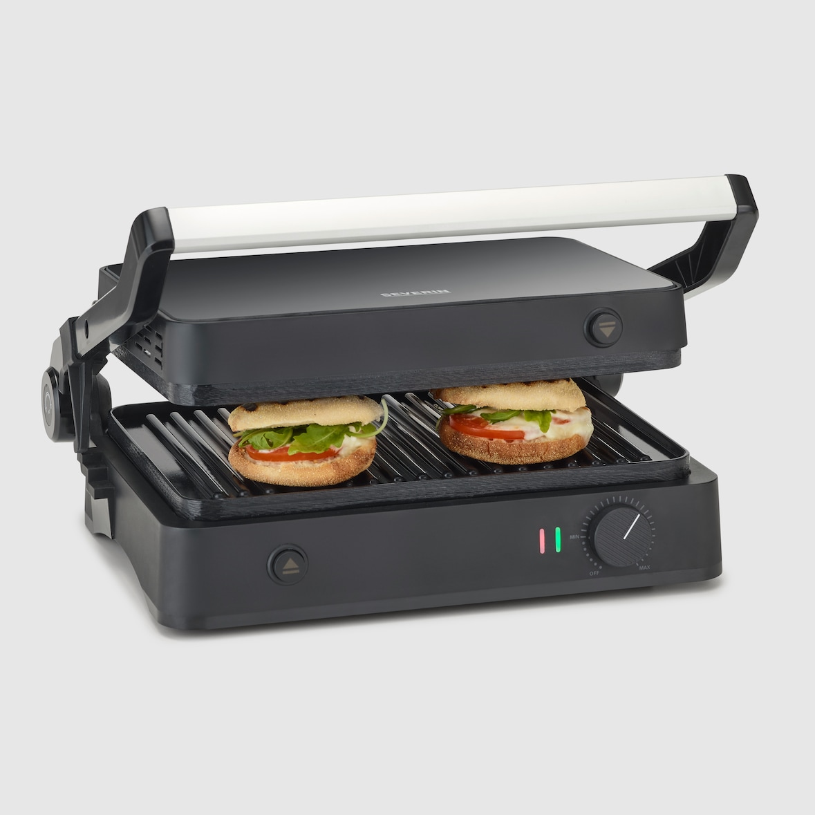 Severin KG 2398,Bistecchiera -Grill,potenza: 1.800 W,Bistecchiera multifunzione,nero.