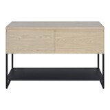 thumbnail of Meuble double caisson chêne et piètement sous vasque 120 cm WILL